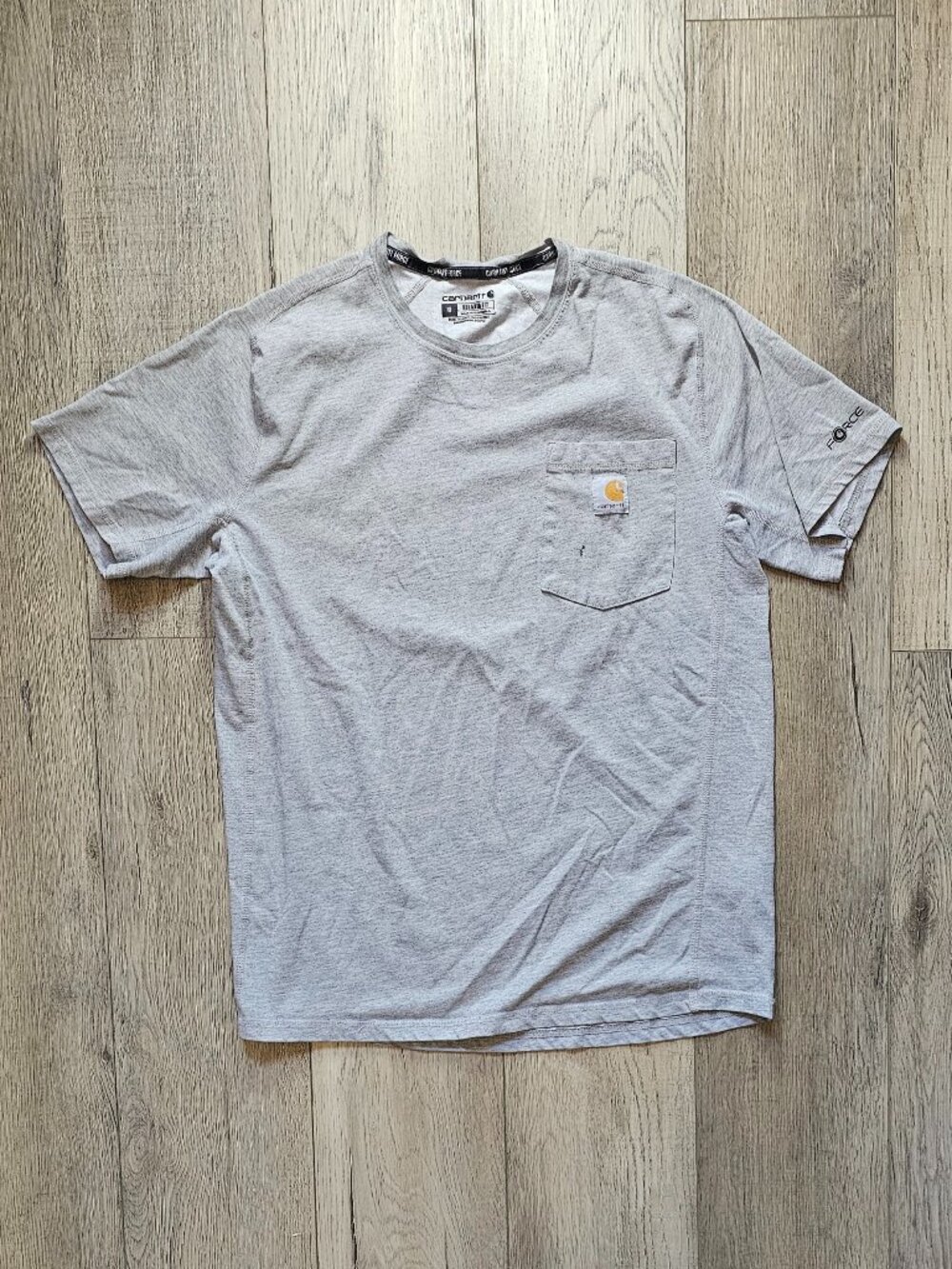 Carhartt T-Force Men´s Medium Gray Relaxed Fit Short Sleeve Pocket T-Shirt